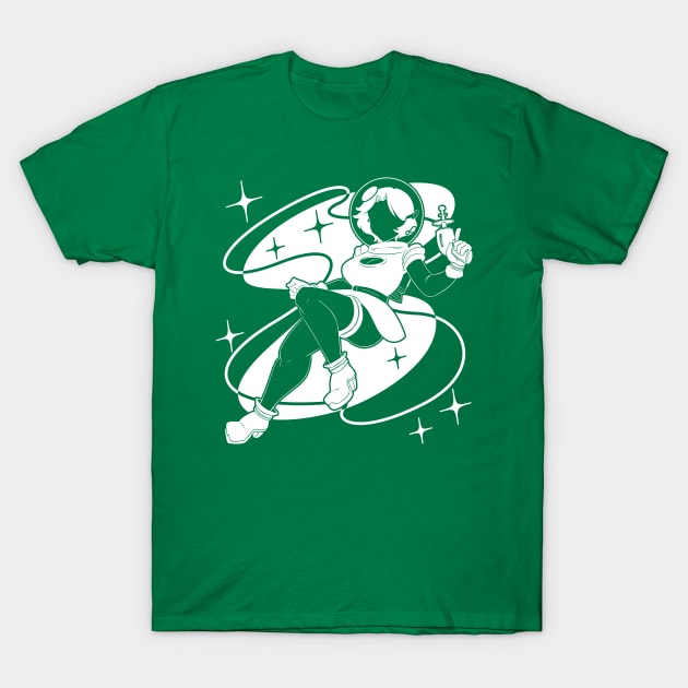 Retro Space Pinup T-Shirt by LCom